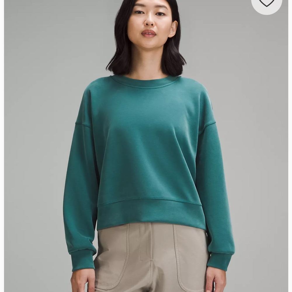 OLIVE GREEN Lululemon crewneck sweatshirt